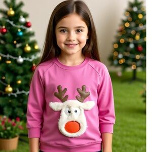 AUW Pink Sweatshirt with Orange Label